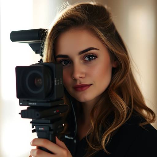 Professional portrait of Chloe Davis, seasoned film editor with years of experience